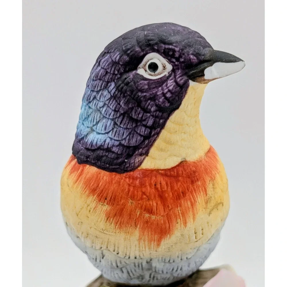 Vintage Andrea by Sadek Bird Figurines Orchard Oriole and Parula Warbler - Picture 11 of 16
